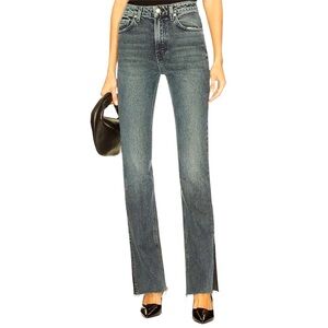 GRLFRND Harlow Highrise bootcut Women's loose Slit hem Jeans